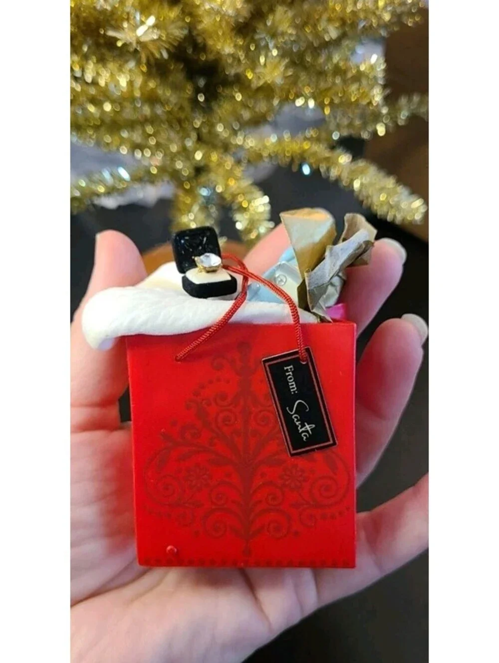 Santa Baby Hallmark Keepsake Christmas Ornament Magic Sound 2008